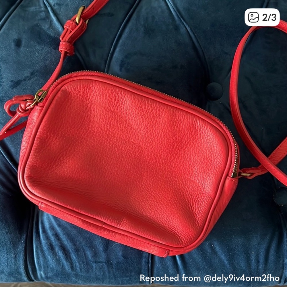 Red crossbody